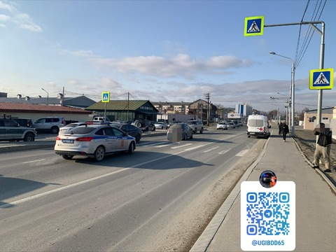 Водитель без прав сбил пешехода в Южно-Сахалинске